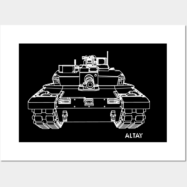 Altay Main Battle Tank Wall Art by Arassa Army